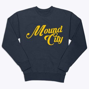 Mound City Missouri Vintage Team Premium Crewneck Sweatshirt