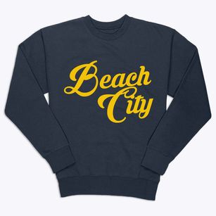 Beach City Ohio Vintage Team Premium Crewneck Sweatshirt