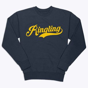 Ringling Oklahoma Vintage Team Premium Crewneck Sweatshirt