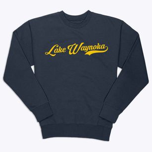 Lake Waynoka Ohio Vintage Team Premium Crewneck Sweatshirt