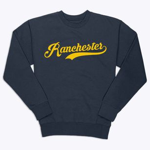 Ranchester Wyoming Vintage Team Premium Crewneck Sweatshirt