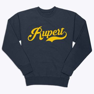 Rupert West Virginia Vintage Team Premium Crewneck Sweatshirt