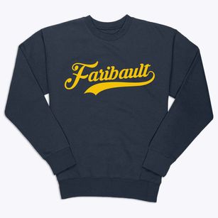 Faribault Minnesota Vintage Team Premium Crewneck Sweatshirt