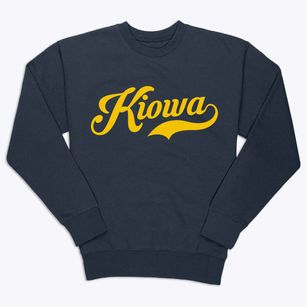Kiowa Colorado Vintage Team Premium Crewneck Sweatshirt