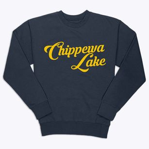 Chippewa Lake Ohio Vintage Team Premium Crewneck Sweatshirt