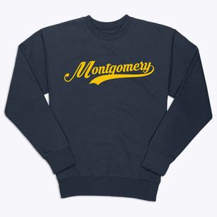 Montgomery Louisiana Vintage Team Premium Crewneck Sweatshirt