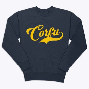 Corfu New York Vintage Team Premium Crewneck Sweatshirt