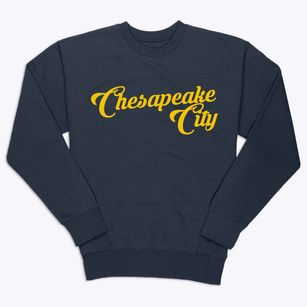 Chesapeake City Maryland Vintage Team Premium Crewneck Sweatshirt
