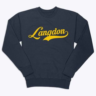 Langdon New Hampshire Vintage Team Premium Crewneck Sweatshirt