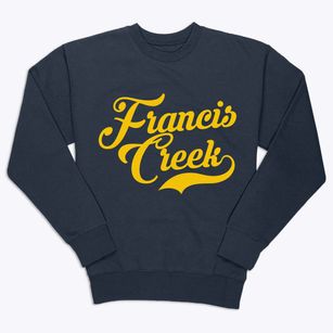 Francis Creek Wisconsin Vintage Team Premium Crewneck Sweatshirt