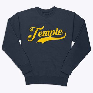 Temple Maine Vintage Team Premium Crewneck Sweatshirt