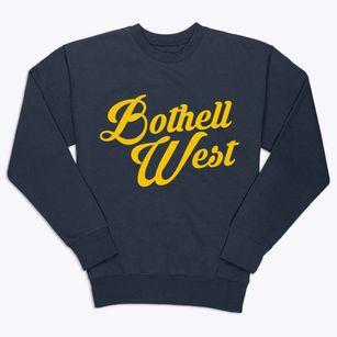 Bothell West Washington Vintage Team Premium Crewneck Sweatshirt