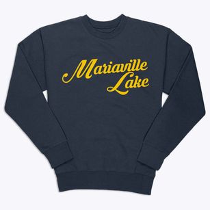 Mariaville Lake New York Vintage Team Premium Crewneck Sweatshirt