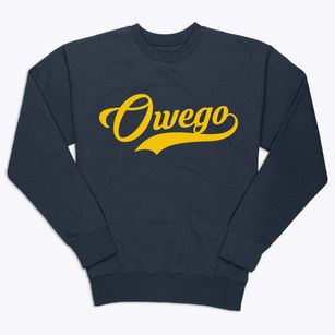 Owego New York Vintage Team Premium Crewneck Sweatshirt