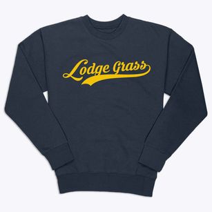 Lodge Grass Montana Vintage Team Premium Crewneck Sweatshirt