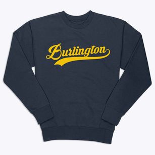 Burlington Maine Vintage Team Premium Crewneck Sweatshirt