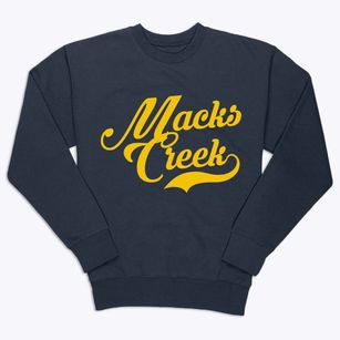 Macks Creek Missouri Vintage Team Premium Crewneck Sweatshirt