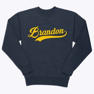 Brandon Iowa Vintage Team Premium Crewneck Sweatshirt