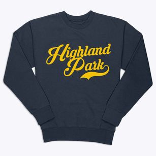 Highland Park Florida Vintage Team Premium Crewneck Sweatshirt