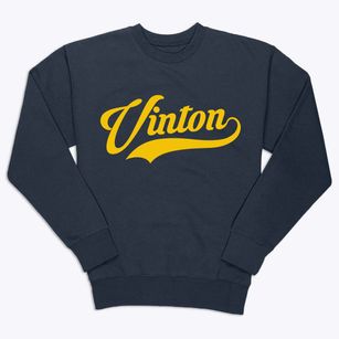 Vinton Ohio Vintage Team Premium Crewneck Sweatshirt