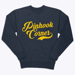 Pinhook Corner Oklahoma Vintage Team Premium Crewneck Sweatshirt