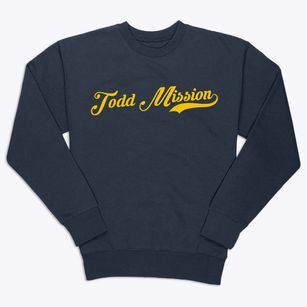 Todd Mission Texas Vintage Team Premium Crewneck Sweatshirt