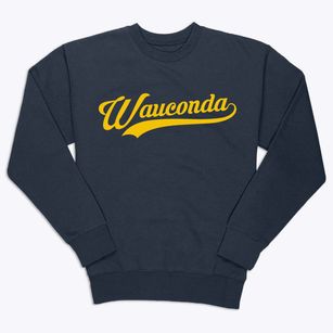 Wauconda Illinois Vintage Team Premium Crewneck Sweatshirt