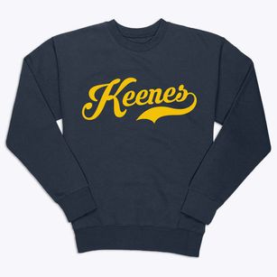 Keenes Illinois Vintage Team Premium Crewneck Sweatshirt