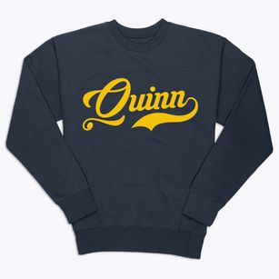 Quinn South Dakota Vintage Team Premium Crewneck Sweatshirt