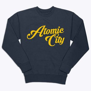 Atomic City Idaho Vintage Team Premium Crewneck Sweatshirt
