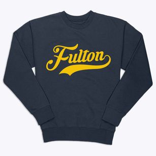Fulton New York Vintage Team Premium Crewneck Sweatshirt