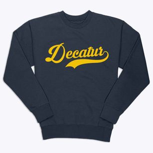 Decatur Indiana Vintage Team Premium Crewneck Sweatshirt