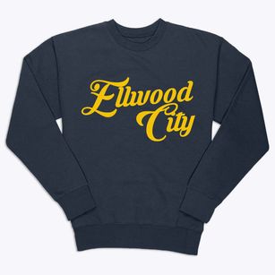 Ellwood City Pennsylvania Vintage Team Premium Crewneck Sweatshirt