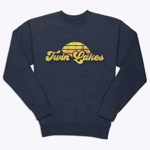 Twin Lakes Wisconsin Sublime Sunset Premium Crewneck Sweatshirt