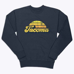 Tacoma Washington Sublime Sunset Premium Crewneck Sweatshirt
