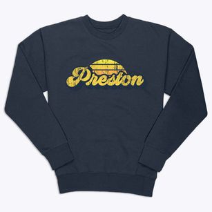 Preston Idaho Sublime Sunset Premium Crewneck Sweatshirt