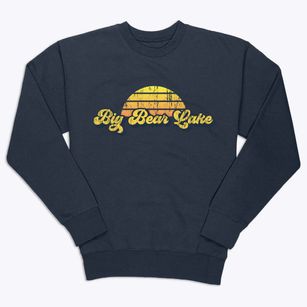 Big Bear Lake California Sublime Sunset Premium Crewneck Sweatshirt