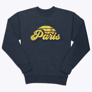 Paris New York Sublime Sunset Premium Crewneck Sweatshirt