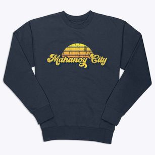 Mahanoy City Pennsylvania Sublime Sunset Premium Crewneck Sweatshirt