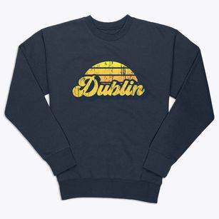 Dublin Texas Sublime Sunset Premium Crewneck Sweatshirt