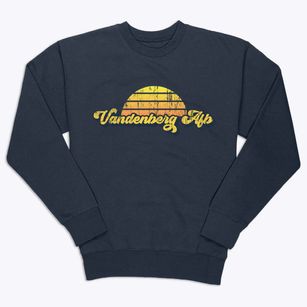 Vandenberg Afb California Sublime Sunset Premium Crewneck Sweatshirt