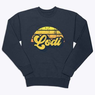 Lodi Wisconsin Sublime Sunset Premium Crewneck Sweatshirt