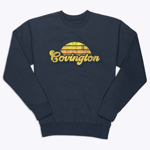 Covington Kentucky Sublime Sunset Premium Crewneck Sweatshirt