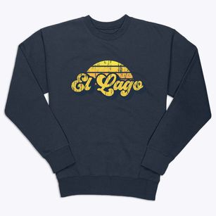 El Lago Texas Sublime Sunset Premium Crewneck Sweatshirt