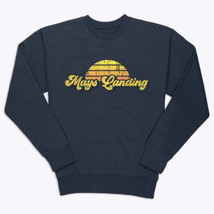 Mays Landing New Jersey Sublime Sunset Premium Crewneck Sweatshirt