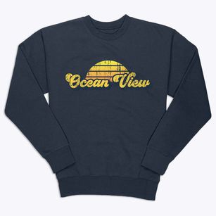 Ocean View Delaware Sublime Sunset Premium Crewneck Sweatshirt