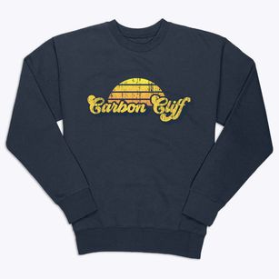 Carbon Cliff Illinois Sublime Sunset Premium Crewneck Sweatshirt