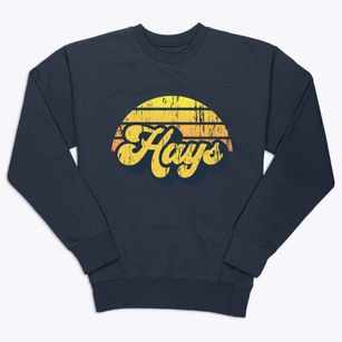 Hays North Carolina Sublime Sunset Premium Crewneck Sweatshirt