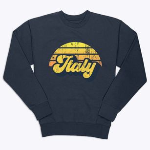 Italy New York Sublime Sunset Premium Crewneck Sweatshirt