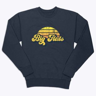 Big Flats Wisconsin Sublime Sunset Premium Crewneck Sweatshirt